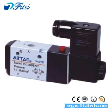 Single Head 2 Position 3 Way Solenoid Air Selector Valve 3V110-M5 3V120-M5 3V110-06 3V120-06